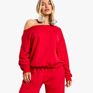 Sweat-shirts pour femmes les plus vendus, unis et à séchage rapide, coupe-vent, pour l'hiver, avec col rond. - Product Image 1
