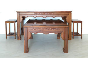 Soporte para Flores y Estante de Madera de Teca China, Sostenible y Duradero, 81 cm de Alto, Estilo Antiguo, Muebles para Sala de Estar - Product Image 6