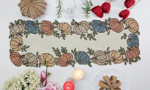 Mantel Individual con Cuentas Hecho a Mano, Decoración de Lujo para Comedor y Fiestas, Diseño Personalizable, Duradero, Antideslizante, Fácil de Usar, Artesanía MS, Pieza Única - Product Image 2