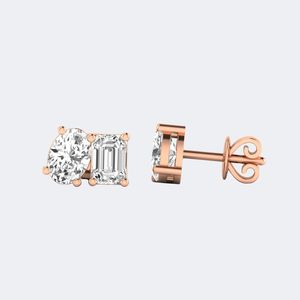Pendientes ovalados de esmeralda con diseño de diamantes, joyería elegante, accesorio de moda, uso diario, regalo para mujer - Product Image 4