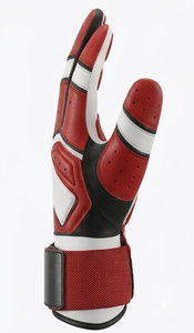 Unisex Lightweight Leather Baseball Batting Gloves Adults Non-slip Ambidextrous <b>Hook</b> & Loop Closure Professional Baseball Gear - Product Image 4
