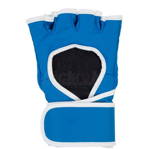 Guantes de MMA de Cuero Avanzado con Diseño de Palma Abierta, Cierre de Gancho y Bucle, Unisex, para un Mejor Control y Flexibilidad, Perfectos para Entrenamiento - Product Image 4