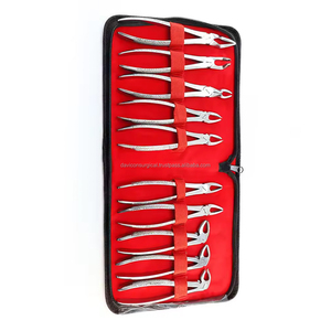 Dental forceps for adult tooth extracting forceps Set dental instruments set of 10 pieces <b>suit</b> for adult teeth forceps dental - Product Image 3