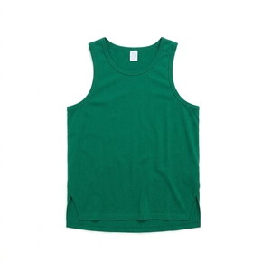 Camiseta sin mangas de seda/algodón de estilo vintage para hombre, de secado rápido, transpirable, para deporte y gimnasio - Product Image 2