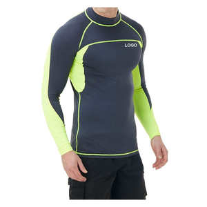 Customized Sublimation Printed Breathable Rash Guard Compression Wear Gym Fitness Workout Custom Material Fabric For Men - Product Image 2