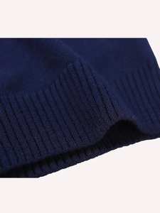 Cárdigan Clásico Personalizable para Niña, Cuello Redondo, Botones, Manga Larga, Tejido Sólido, Suéter Informal para la Escuela, Lavable a Máquina - Product Image 5