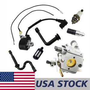Kit de Combustible, Carburador, Bobina de Encendido, Manguera y Filtro, Compatible con Motosierra Stihl MS260 026 - Product Image 1