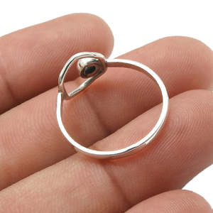 Amazing Design Solid 925 Sterling Silver <b>Ring</b> With Natural Rainbow <b>Moonstone</b> Gemstone Bohemian Design Jewelry For Women - Product Image 3