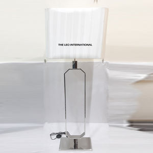 Lámpara de Pie de Cerámica de Estilo Clásico para Bodas, Lámpara de Noche, Decoración para el Hogar con Pantalla Redonda de Metal - Product Image 6