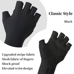Gants de cyclisme d'été antidérapants, respirants, résistants à l'usure, élastiques, résistants aux chocs, rembourrés, coupe-vent pour la montagne en plein air - Product Image 6