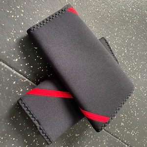 Genouillères de compression en néoprène rayées multicolores pour l'entraînement en salle de sport, genouillères de soutien robustes pour la musculation et les squats - Product Image 6