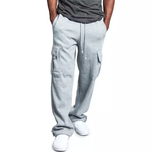 Pantalones cargo casuales ligeros para hombre, pantalones cargo para correr, pantalones cargo estilo streetwear en stock para hombre - Product Image 1