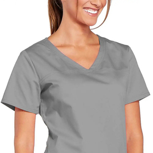 Ensembles de blouses médicales de qualité supérieure à col montant et manches courtes, en tissu polyester, pour infirmières et personnel hospitalier - Product Image 5