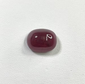 Best Price 100% Natural <b>Ruby</b> Cabochon Gemstone Pinkish Red 23.66 Carat Oval Heat-Treated July Birthstone for Jewelry Making - Product Image 3