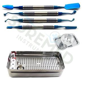 Kit de Instrumentos Quirúrgicos para Implantes Dentales con Sistema de Fibrina Rica en Plaquetas (PRF), Acero Inoxidable de Grado Médico, Manual Ergonómico - Product Image 2