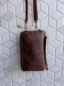 2026 Fashionable Phone Purse Handbag Real Genuine Leather New Design Sling <b>Bag</b> <b>Small</b> Size <b>Bags</b> Wristlet Pouch Sling <b>Bag</b> - Product Image 4