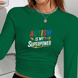 L'AUTISME est ma superpuissance chemise à manches longues pour femmes - Product Image 1