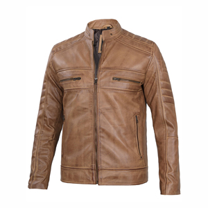 Luxury Motorcycle <b>Leather</b> <b>Jacket</b> for <b>Men</b> Classic Biker Style Coat Soft Genuine <b>Leather</b> Fashion Outerwear Design - Product Image 6