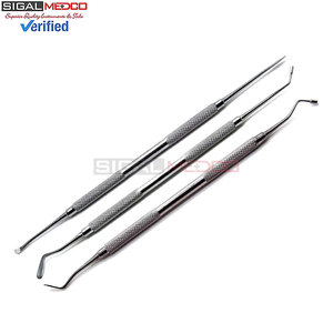 <b>3</b> Pcs Dental Woodson #1, 2, <b>3</b> Plugger Set Double Ended Plastic Composite Filling Medic Instruments Professional Dental Use - Product Image 6