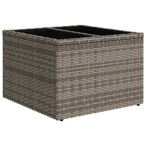 ชุดโซฟาสวนหวายโพลีสีเทา 8 ชิ้นพร้อมเบาะรองนั่ง - Product Image 4