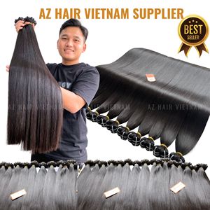 Cheveux humains disponibles en stock grande quantité paquets de cheveux humains vietnamiens super doublement étirés prix de gros - Product Image 3
