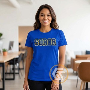 เสื้อยืดลำลองสำหรับผู้หญิง GREEK TREASURES Sigma Gamma Rho Sorority สำหรับฤดูร้อน เป็นมิตรกับสิ่งแวดล้อม ระบายอากาศได้ดี ป้องกันรอยยับ แห้งเร็ว ขายส่ง - Product Image 3