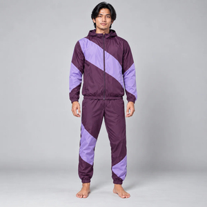 Chándal de Nailon Duradero para Hombre, Confeccionado con Tela Resistente, Ofrece un Ajuste Cómodo y una Sensación Suave, Chándal de Nailon para Hombre para Ropa Deportiva - Product Image 1