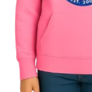 Sweat à capuche rose brodé pour homme, pull décontracté à manches longues, streetwear quotidien, vêtement confortable pour un style de vie actif - Product Image 2