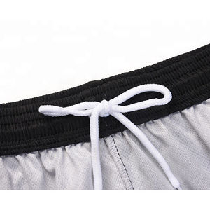Ensemble d'uniformes de volley-ball unisexes personnalisés, sublimés, 100% polyester, maillot en mesh, shorts, col rond, poches, taille élastique, nom et numéro - Product Image 5