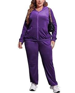 Conjunto Deportivo PIHA SPORTS para Mujer, 2 en 1, Chaqueta con Cremallera de Manga Larga y Bolsillos Laterales, Pantalones Deportivos para Correr, Ropa de Invierno - Product Image 1