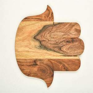 Planche à découper en bois naturel pour la préparation des aliments en cuisine, surface de découpe épaisse et durable en bois dur pour la cuisine quotidienne - Product Image 1