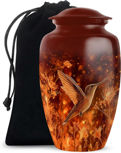Urnas funerarias de latón para adultos, urnas hechas a mano para hombre y mujer, urnas decorativas de alta calidad. - Product Image 1