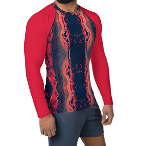 Camiseta de Protección Solar para Hombre, Lisa, Teñida, Fabricada en Fábrica, a Precios Razonables / Camiseta de Protección Solar Personalizada de Manga Larga para Hombre, de Poliéster y Elastano - Product Image 5