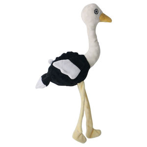 D KING Jouets interactifs populaires en peluche en forme de cygne pour animaux de compagnie, accessoires, jouets couineurs réalistes pour chiens - Product Image 1