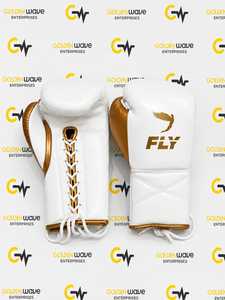 Guantes de Boxeo Profesionales Fly Super Lace Pro, Diseño Personalizado, Cuero Vacuno de Primera Calidad, Duraderos, Súper Cómodos - Product Image 1