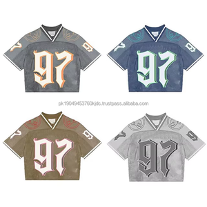 USA TRADE Custom Logo Men's <b>Top</b> Sport Team Training <b>Mesh</b> Jersey Football and Baseball Uniform with Soccer Uniform T Shirt - Product Image 1