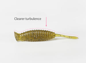 Iscas de Pesca de Alta Elasticidade, Iscas de Silicone que Afundam, Iscas de PVC Texas Rig de 9cm para Bass, Culter e Bagre - Product Image 3