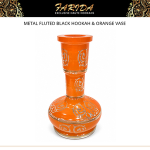 Chichas Farida de qualité supérieure, design moderne, luxe, finition laquée attrayante, métal cannelé noir, type courbé. - Product Image 3