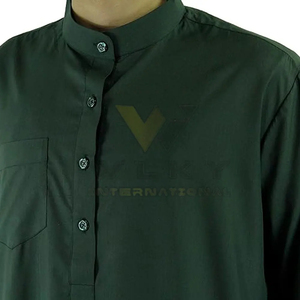 Dupatta de Nailon de Manga Larga con Cuello en V para Hombre, Ropa Casual Transpirable para Oración y Uso Diario - Product Image 2
