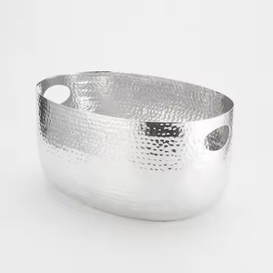 Tableware Metal Ice Beverage Tub Stainless Steel Party Cooler <b>Bucket</b> Wine Beer Chiller Tub for Events - Product Image 2