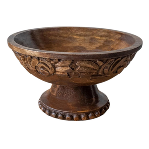 Cuenco de madera tallado a mano con diseño tradicional chino para servir comida y regalar al mejor precio - Product Image 6