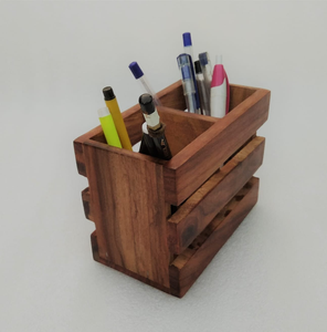 Porte-stylos en bois, nouvel arrivage, fournitures de bureau, organisateur de bureau, porte-stylos en bois tendance pour le bureau - Product Image 6