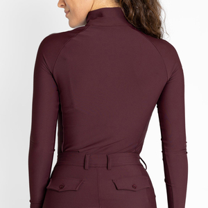 Vêtements d'entraînement d'équitation en gros pour femmes, chemises à manches longues ajustées, chemises d'équitation, jodhpurs et culottes d'équitation - Product Image 2