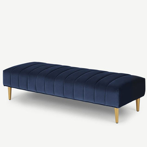 Banc ottoman en fer pour restaurant, durable et écologique, idéal pour l'ameublement des salons et chambres, style vintage, design personnalisé - Product Image 1