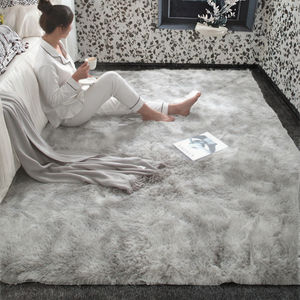 Alfombra Moderna y Elegante de Lana y Seda, con Pelo Largo y Protección Antimicrobiana, para Dormitorio, Sala de Estar y Decoración del Hogar - Product Image 2