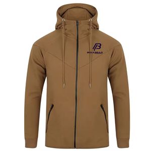 Sudadera con Capucha Extra Grande Personalizada para Hombre, de Algodón, Resistente al Viento, con Forro Polar de 360g, Cierre de Cremallera, Sudadera Informal, Ropa Urbana BEARBEAR INTERNATION - Product Image 5