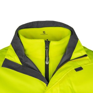 Chaqueta de Trabajo Reflectante Impermeable de Alta Visibilidad para Hombre, Ropa de Trabajo de Seguridad para Invierno, Construcción, Seguridad, Resistente al Viento 2026 - Product Image 4