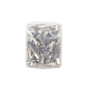 Pinzas de Metal para Extensiones de Cabello con Calidad de Salón, Pinzas Pequeñas de Acero Inoxidable Tipo Pico de Pato para Cortar, Teñir y Peinar el Cabello - Product Image 2