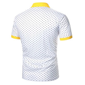 เสื้อโปโลชายแขนสั้นดีไซน์ใหม่ล่าสุด คุณภาพผ้าฝ้าย 100% สีสันหลากหลาย ราคาขายส่งสำหรับมืออาชีพ รับผลิตตามแบบ - Product Image 3