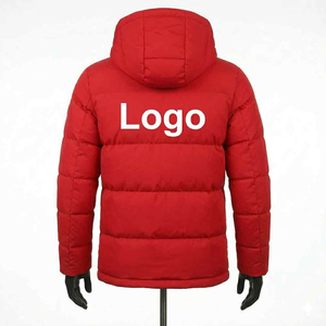 Vestes matelassées en gros, personnalisées OEM, avec logo imprimé, pour hommes, décontractées, brillantes, pour l'hiver - Product Image 2